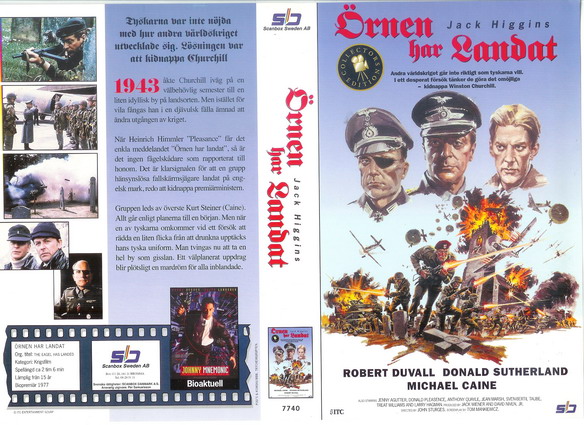 7740 ÖRNEN HAR LANDAT (VHS)