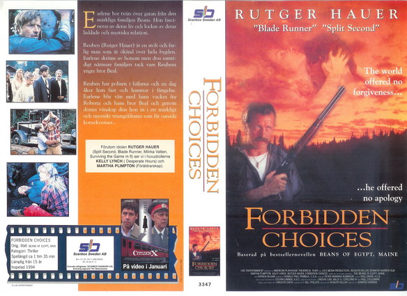 3347 FORBIDDEN CHOICES (VHS)
