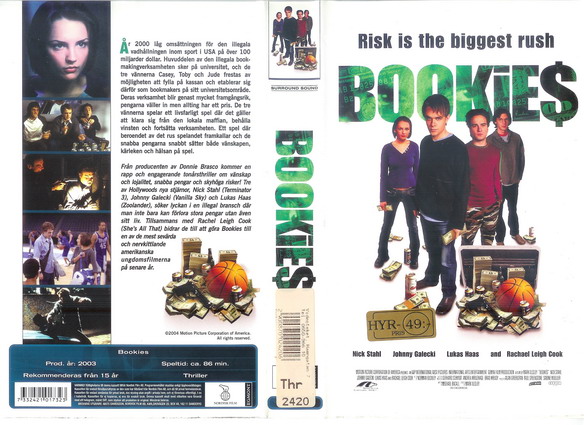 BOOKIES (VHS)