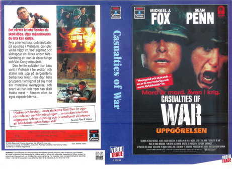 25244 CASUALTIES OF WAR (VHS)