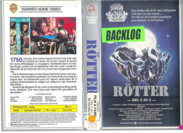 11113 RÖTTER DEL 2 (VHS)