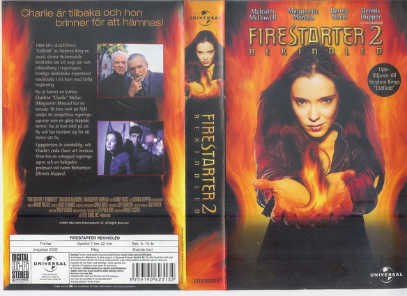 FIRESTARTER 2 rekindled (VHS)