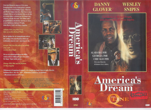 AMERICA'S DREAM (vhs-omslag)