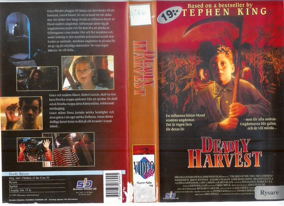 3694. Deadly Harvest (VHS)