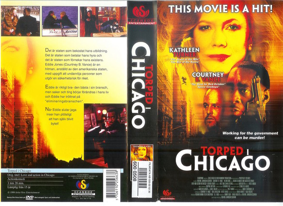 TORPED I CHICAGO (vhs-omslag)