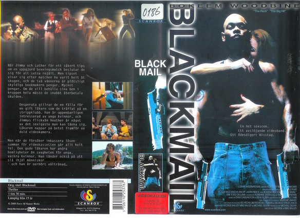 BLACKMAIL (vhs-omslag)