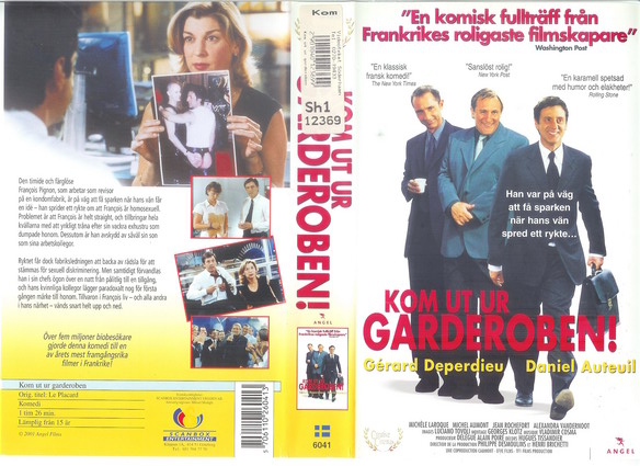 6041 KOM UT UR GARDEROBEN (VHS)