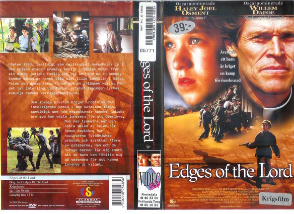 EDGES OF THE LORD (vhs-omslag)
