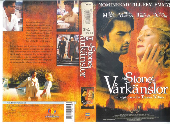 6195 MRS STONE'S VÅRKÄNSLOR (VHS)