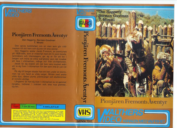 153-PIONJÄRENS FREMONTS ÄVENTYR (VHS)