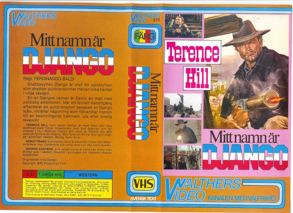 215 MITT NAMN ÄR DJANGO (VHS)