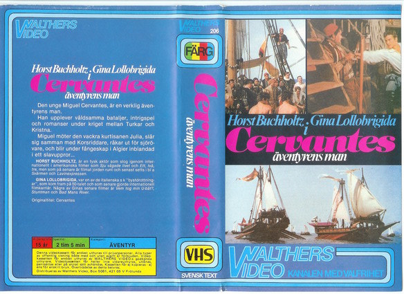 206-CERVANTES - ÄVENTYRENS MAN (VHS)