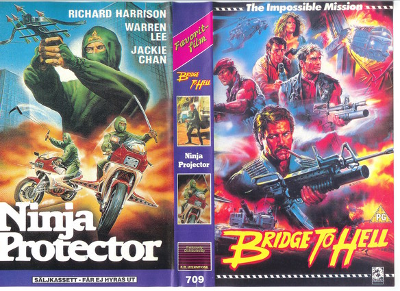 709 BRIDGE TO HELL/NINJA PROTECTOR (VHS)