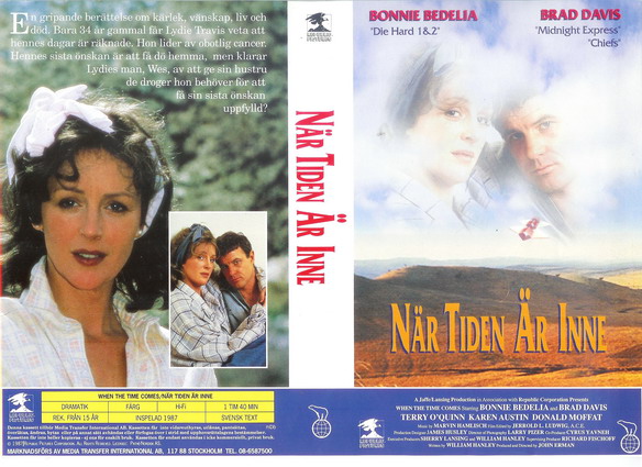 NÄR TIDEN ÄR INNE  (Vhs-Omslag)