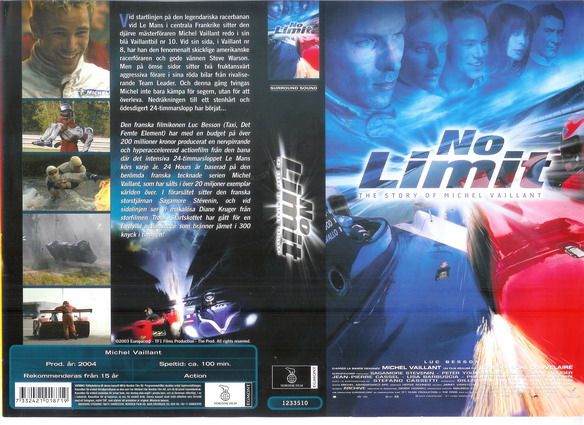 NO LIMIT  (Vhs-Omslag)