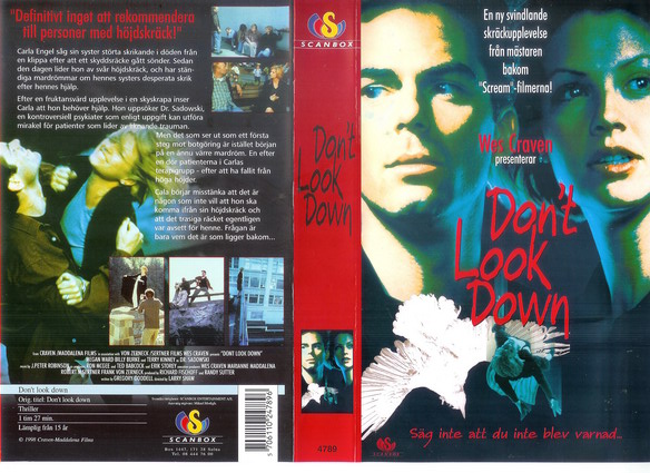 DON\'T LOOK DOWN (vhs-omslag)