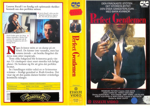 PERFECT GENTLEMEN (Vhs-Omslag)