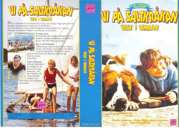 VI PÅ SALTKRÅKAN - VILSE I DIMMAN (Vhs-Omslag)