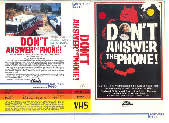 261 DON'T ANSWER THE PHONE ! (VHS)