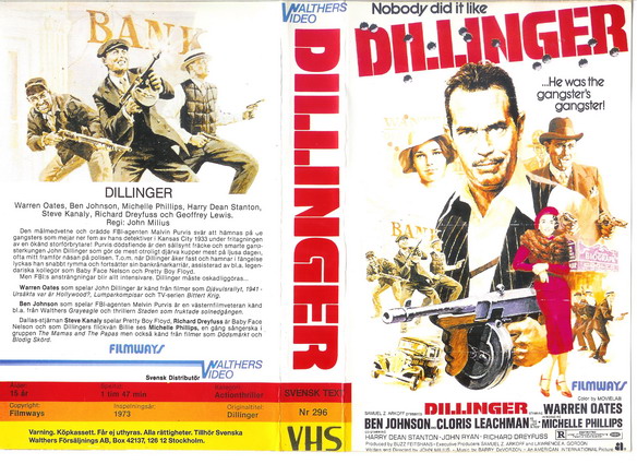 296-DILLINGER (VHS)