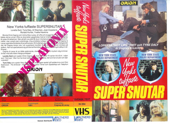 294-NEW YORKS TUFFASTE SUPERSNUTAR (VHS)