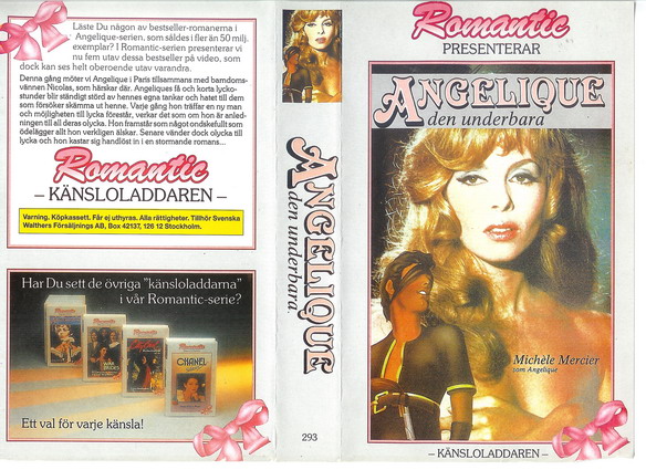 293 ANGELIQUE DEN UNDERBARA (VHS)