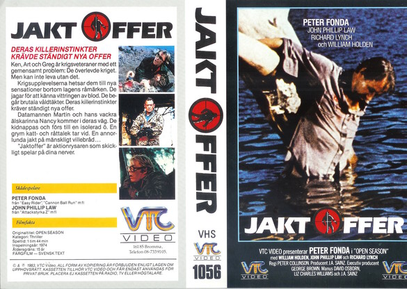 JAKTOFFER (vhs omslag)