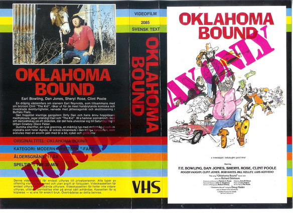 2085 OKLAHOMA BOUND (VHS)