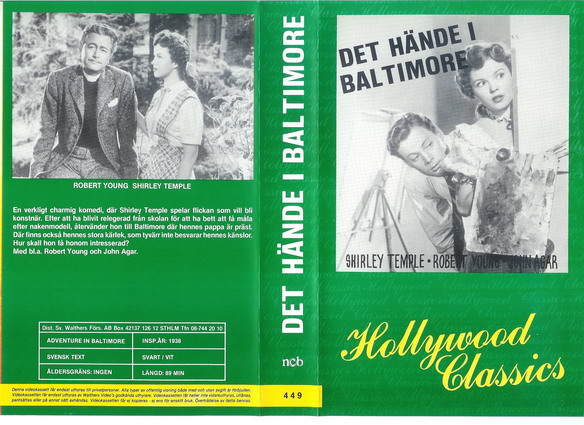 449-DET HÄNDE I BOLTIMORE (VHS)