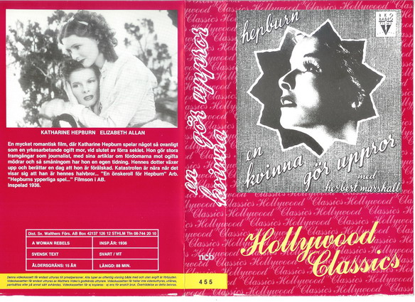455-EN KVINNA GÖR UPPRROR (VHS)