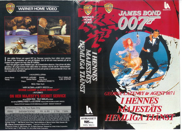 99211 I HENNES MAJESTÄTS HEMLIGA TJÄNST (VHS)