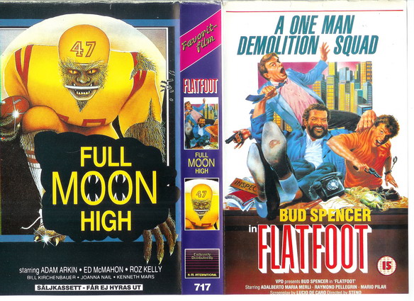 FLATFOOT/FULL MOON HIGH (Vhs-Omslag)