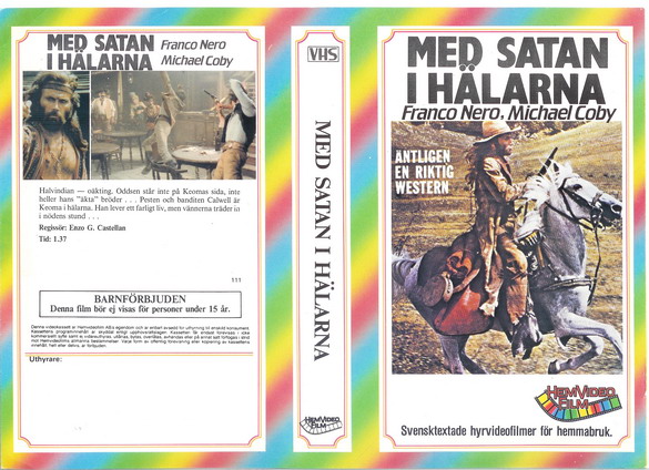 111-MED SATAN I HÄLARNA (VHS)