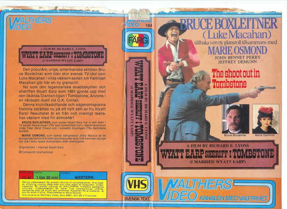 164 WYATT EARP-SHERIFFEN I TOMBSTONE (VHS)