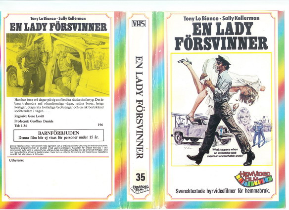 196 EN LADY FÖRSVINNER (vhs)