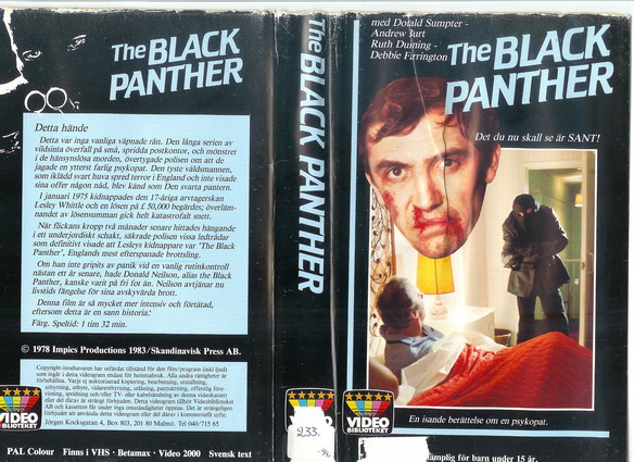 059 BLACK PANTER (VHS)