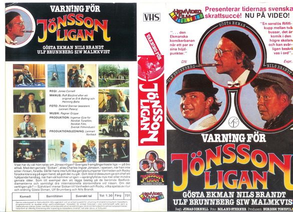 731 JÖNSSONLIGAN (VHS)