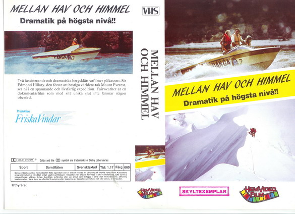 660 Mellan Hav Och Himmel  (VHS)