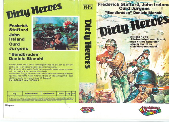 DIRTY HEROES (Vhs-Omslag)