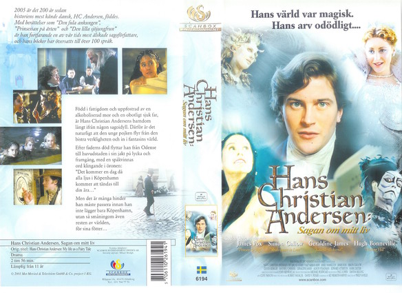 6194 HANS CHRISTIAN ANDESEN:SAGAN OM MITT LIV (VHS)