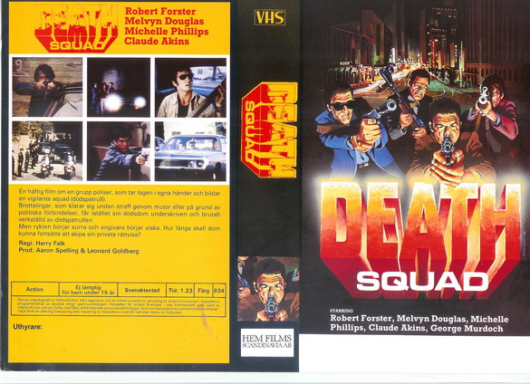 834 DEATH SQUAD (VHS)