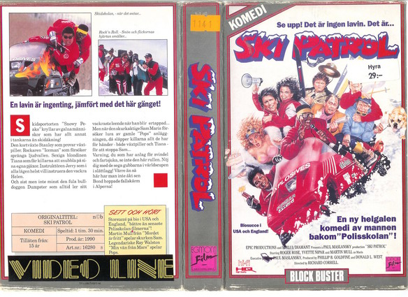 SKI PATROL (Vhs-Omslag)