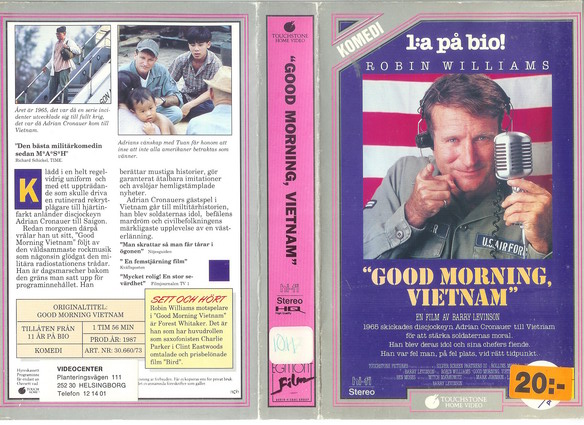 30.660/73 GOOD MORNING VIETNAM (VHS)