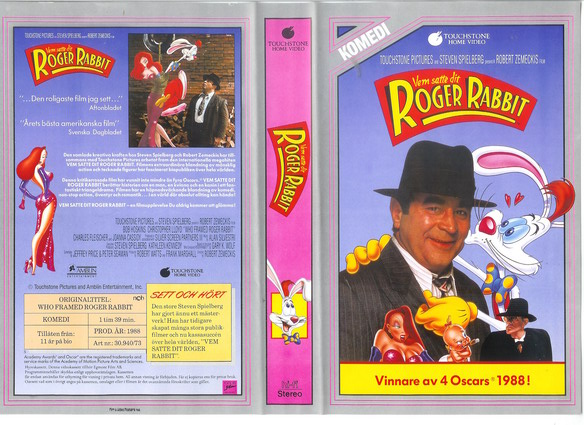 30.940/73 VEM SATTE DIT ROGER RABBIT (VHS)