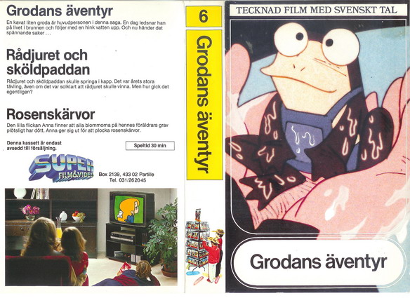 6 GRODANS ÄVENTYR (VHS)
