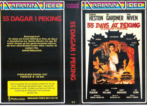 E 8-55 DAGAR I PEKING (vhs)