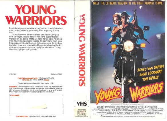 YOUNG WARRIORS  (VHS)