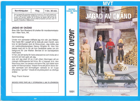 1001 JAGAD AV OKÄND  (VHS)