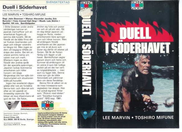 DUELL I SÖDERHAVET (VHS)