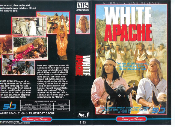 WHITE APACHE (vhs-omslag)